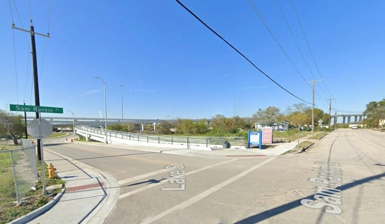 Path Traced Image Corpus Christi Harbor Bridge Lights New Walking Path