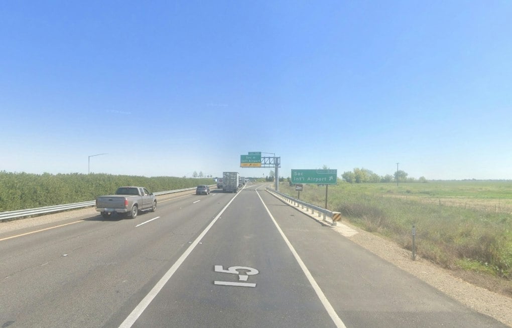 Crash Closed Northbound I-5 Near Sacramento Airport; Lanes Reopened