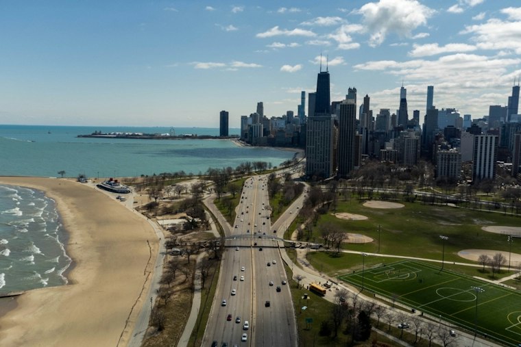Crash Near Fullerton Leaves Person Critical, Shuts Lanes on Lake Shore Drive