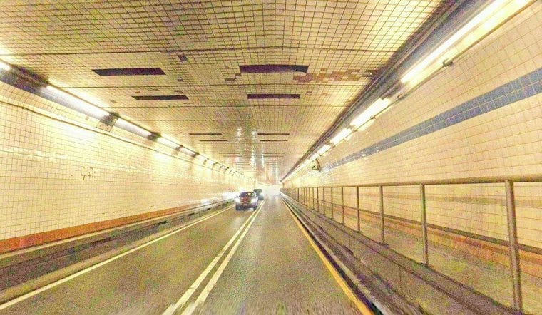 Cross-State Police Chase Through Holland Tunnel Ends in Jersey City Crash, Officers Hurt