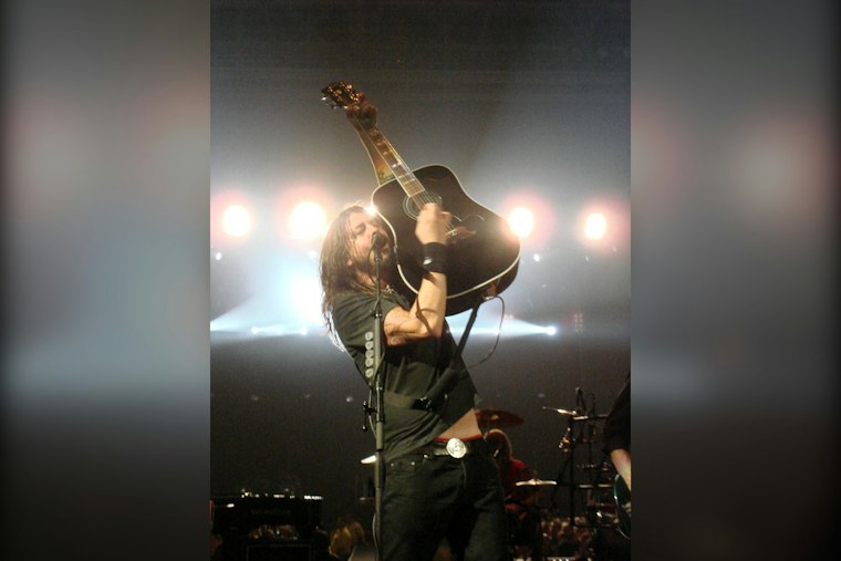 Dave Grohl Trades Stage for Smoker Again at Hollywood Charity Gala Saturday
