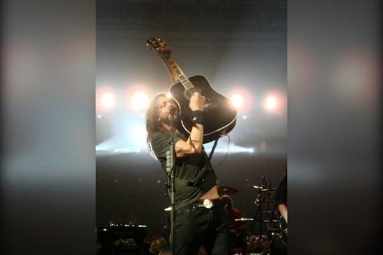 Dave Grohl Trades Stage for Smoker Again at Hollywood Charity Gala Saturday