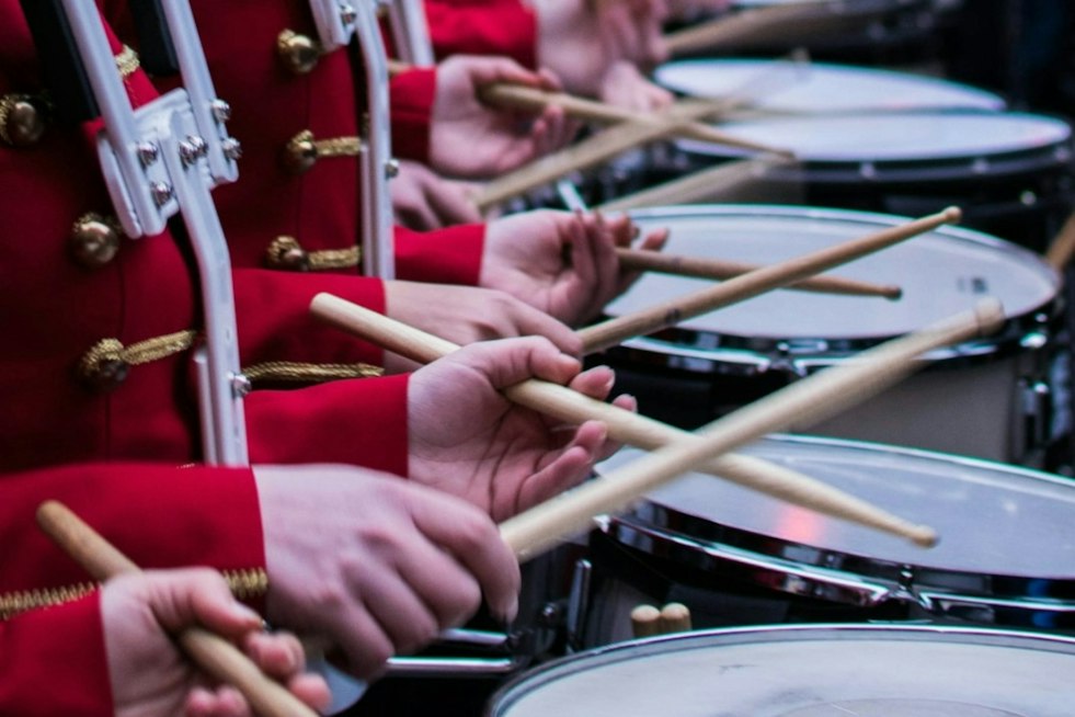 Detroit Lions Drumline Returns to Jackson College, Closing Out Percussion Concussion