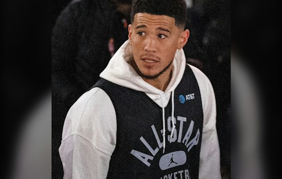 Devin Booker Unveils Wild Futura-Designed Nike Book 2 at Suns Media Day