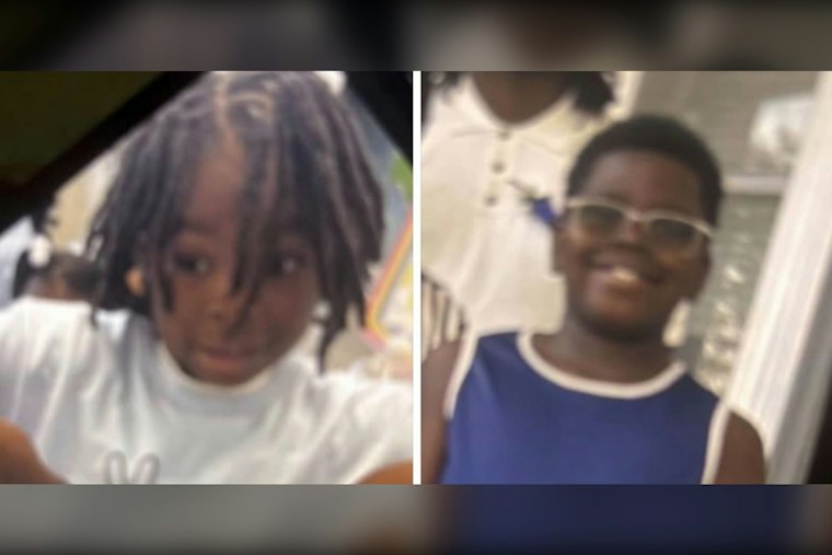 Diez Banks, 6, and Prince Williams, 11