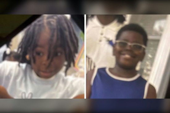 Diez Banks, 6, and Prince Williams, 11