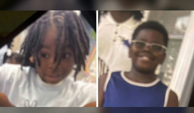 Diez Banks, 6, and Prince Williams, 11