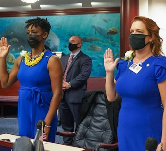 Disney Workers Tell Senate Hopeful Angie Nixon $21 an Hour Still Isn't Enough