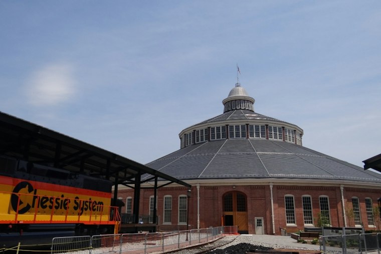 Dogs Take Over Baltimore's Historic Railroad Museum for One Wild Day