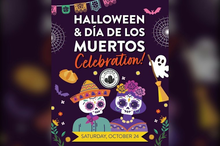 Downtown Aurora Throws Halloween and Día de los Muertos Bash With Drone Finale