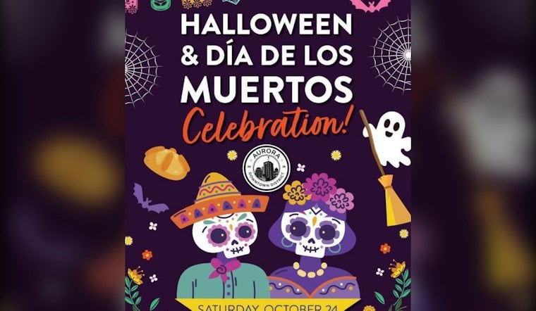Downtown Aurora Throws Halloween and Día de los Muertos Bash With Drone Finale