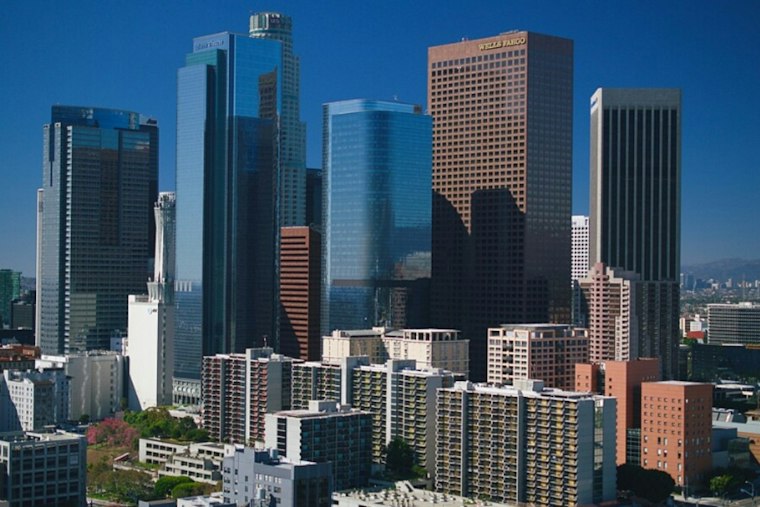 Downtown LA Gets One Last Sunny Day Before Halloween Rain Crashes In