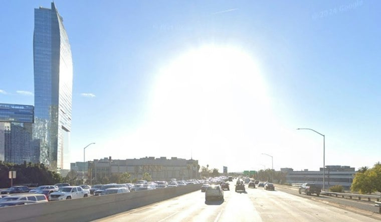 Downtown LA Sizzles at 94 Degrees as Santa Ana Winds Stoke Fire Fears