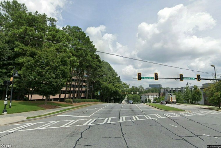 Driver Dies After Toyota Blows Through Cobb Intersection, Hits Concrete Barrier