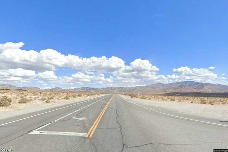 Driver Dies as Pickup Bursts Into Flames at Nye County Highway Junction
