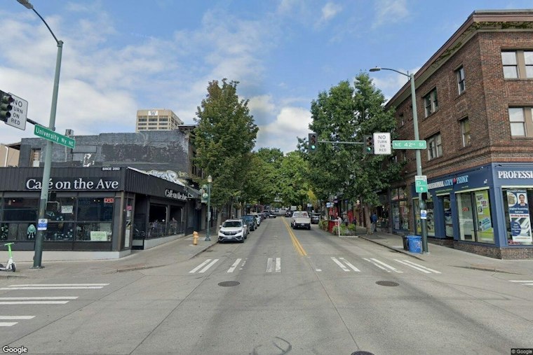 Driver Trapped After Crash on U District's The Ave