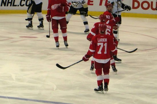Dylan Larkin Scores, Gets Booed, Then Named First Star in Red Wings Return