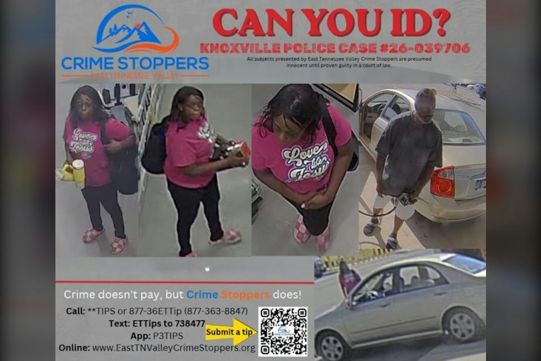 East Tennessee Valley Crime Stoppers Seeks Public's Help