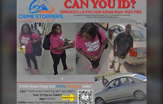 East Tennessee Valley Crime Stoppers Seeks Public's Help
