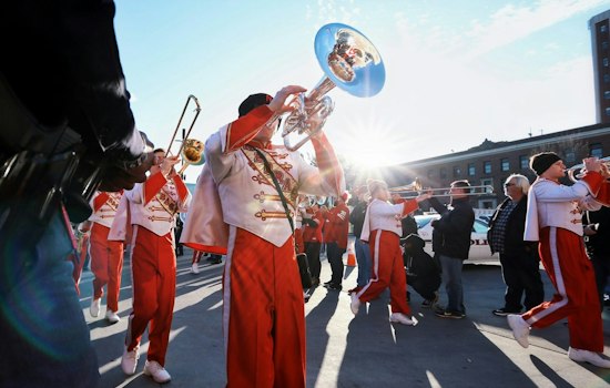 Elk Grove Shuts Down Streets Near Franklin High for Band Showdown