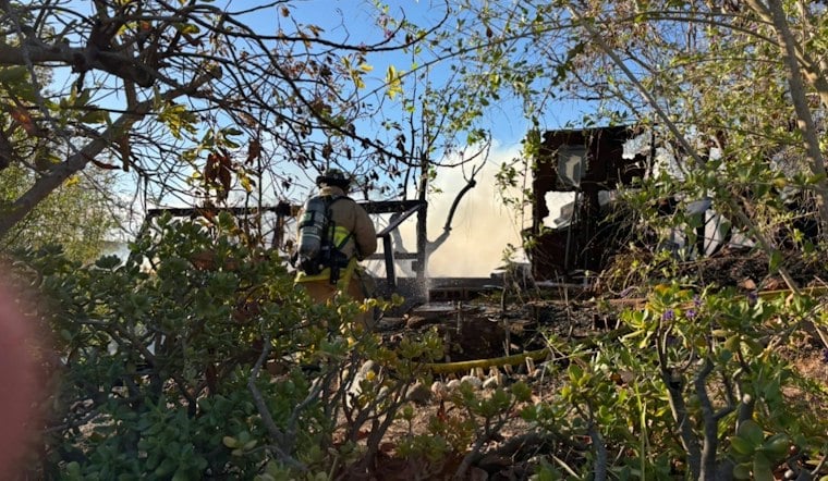Fallbrook Home Fire On Laketree Drive Now Contained, Crews Confirm