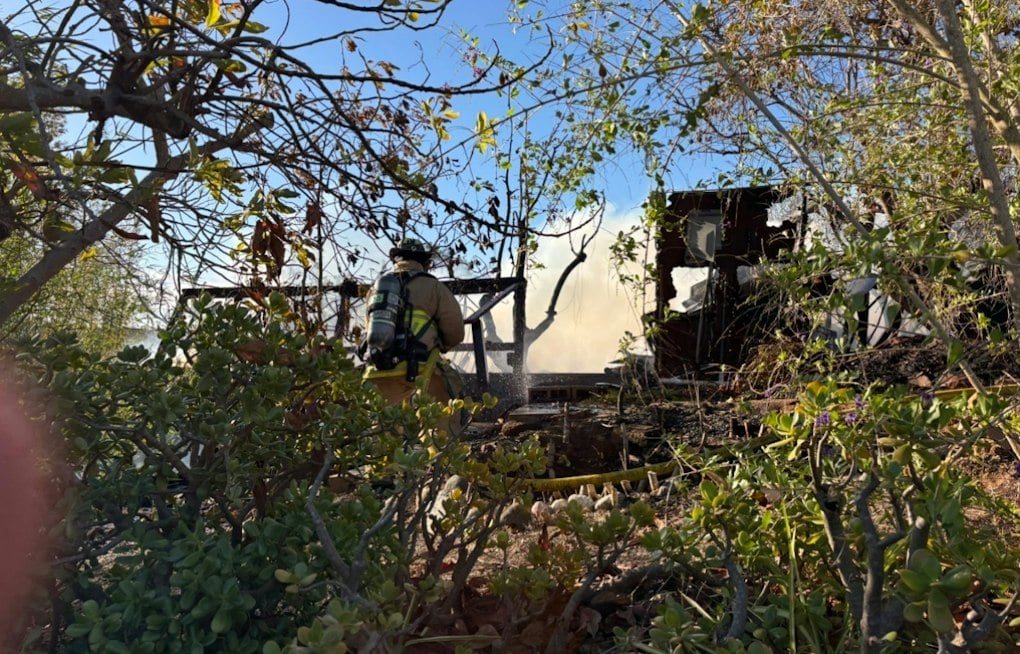 Fallbrook Home Fire On Laketree Drive Now Contained, Crews Confirm