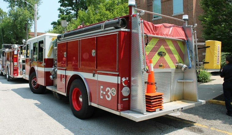 Fire Trucks Roll Through Downtown Aurora as Community Hero Day Turns Nine