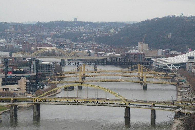 Floating Wetlands Rise on Pittsburgh's Allegheny River to Filter Sewage Runoff
