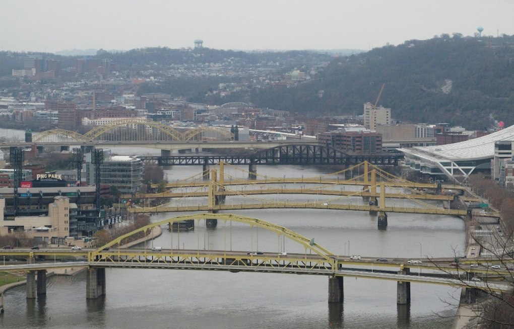 Floating Wetlands Rise on Pittsburgh's Allegheny River to Filter Sewage Runoff