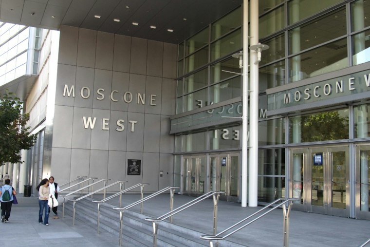 Flock CEO Admits Mistakes at SF Conference as Protesters Chant Outside Moscone