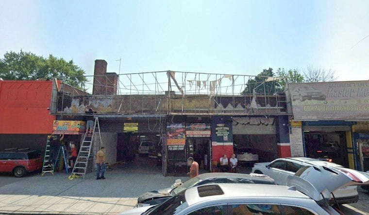 Fordham Auto Shop Fire Tamed in 35 Minutes, Firefighters Pull Cat From Building