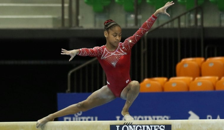 Frisco-Trained Skye Blakely Wins World Gymnastics Gold After Achilles Rupture