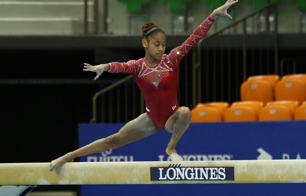 Frisco-Trained Skye Blakely Wins World Gymnastics Gold After Achilles Rupture