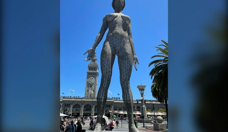 Giant Nude Sculpture Vanishes From SF's Embarcadero After 18 Months
