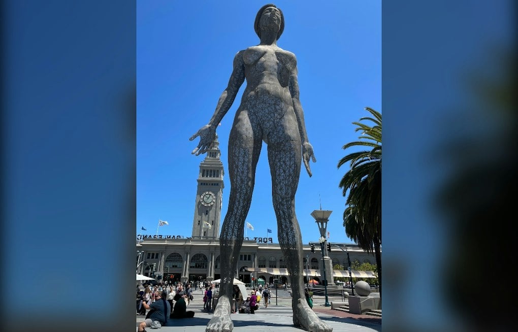 Giant Nude Sculpture Vanishes From SF's Embarcadero After 18 Months