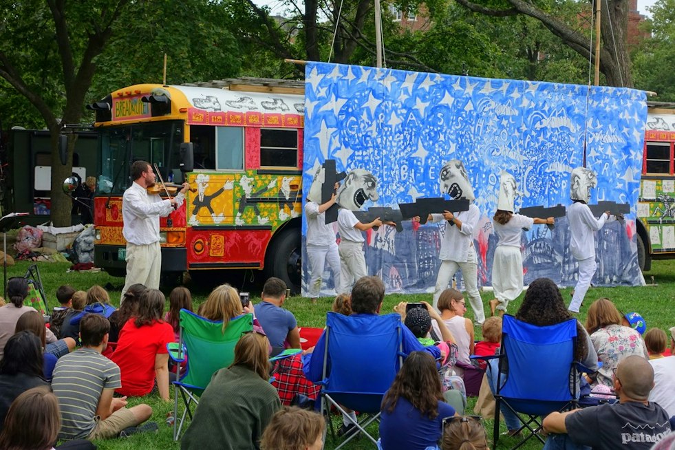 Giant Puppets Invade OKC Farmers Market for Protest-Fueled Circus Spectacle