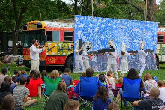Giant Puppets Invade OKC Farmers Market for Protest-Fueled Circus Spectacle