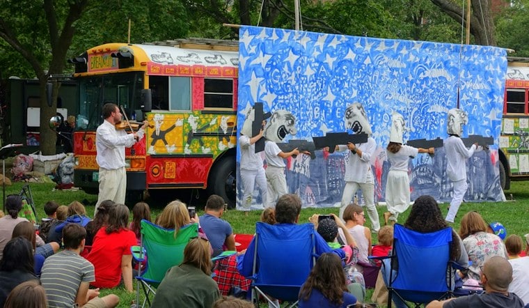 Giant Puppets Invade OKC Farmers Market for Protest-Fueled Circus Spectacle