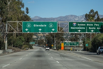 Glendale Freeway Crash Kills Man, 33, as Work Truck Barrel-Rolls on 2