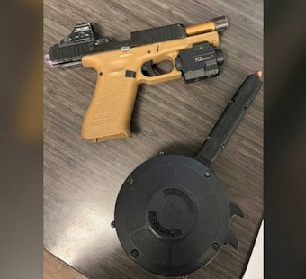 Glendale Police Arrest Shoplifting Suspect Carrying Glock Rigged to Fire Like a Machine Gun