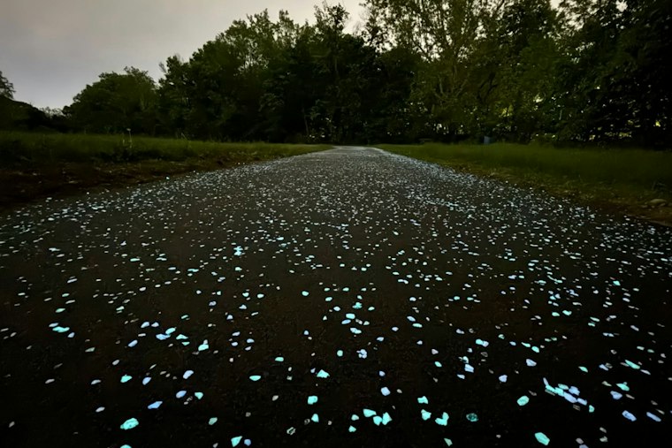 Glow-In-The-Dark Trail Finally Finished on Indy's East Side With New Bridge