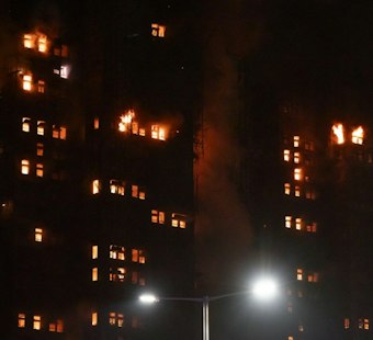 Hartford Officers Catch Three Residents Jumping From Burning Apartment Balcony