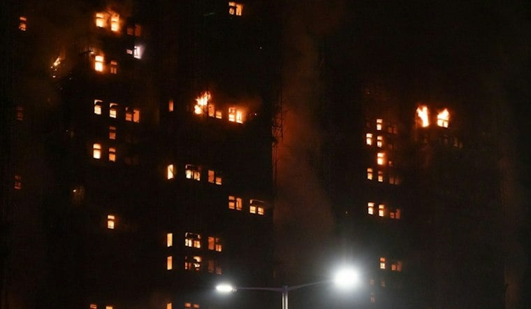 Hartford Officers Catch Three Residents Jumping From Burning Apartment Balcony
