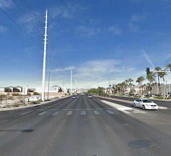 Head-On Crash Near Sahara and Rainbow Hospitalizes One, Shuts Down Roadway