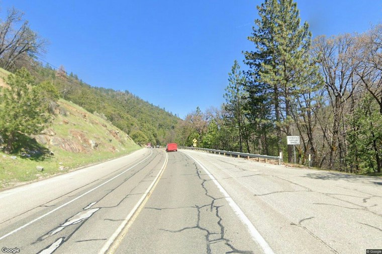 Head-On Crash Shuts Down Highway 50 Near Kyburz, One Car May Be in Water