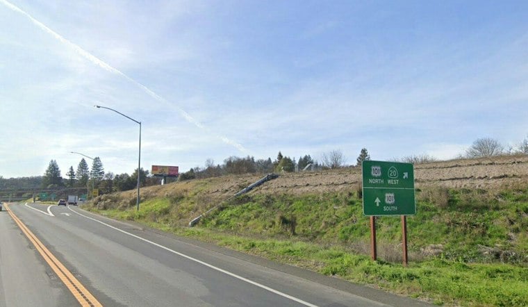Highway 20 Crash Near Ukiah Traps Woman With Baby Still in Car