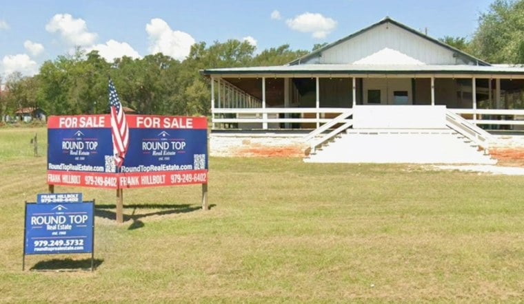 Historic Round Top Dance Hall Hits Market for $4.95M, Fate of Live Music Unclear