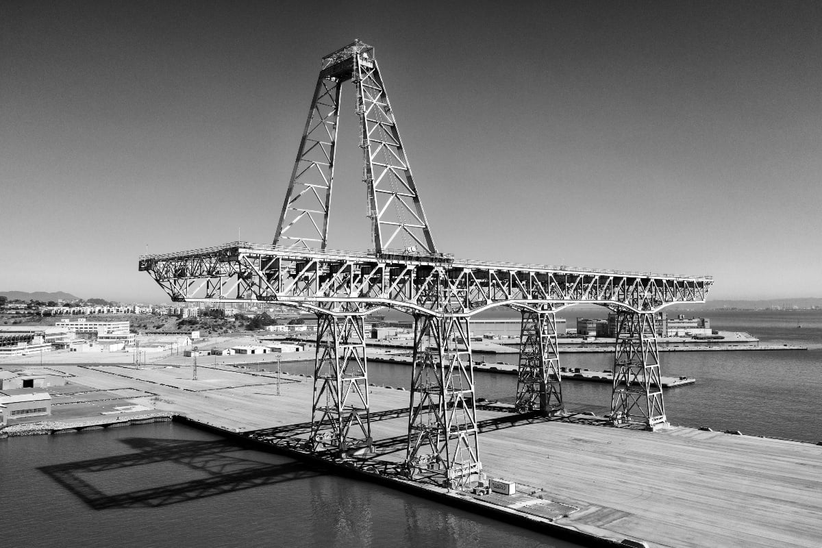 Hunters Point's 500-Foot Shipyard Crane Becomes a Glowing Public Art Spectacle