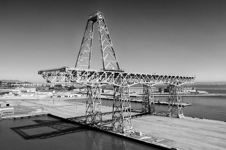 Hunters Point's 500-Foot Shipyard Crane Becomes a Glowing Public Art Spectacle