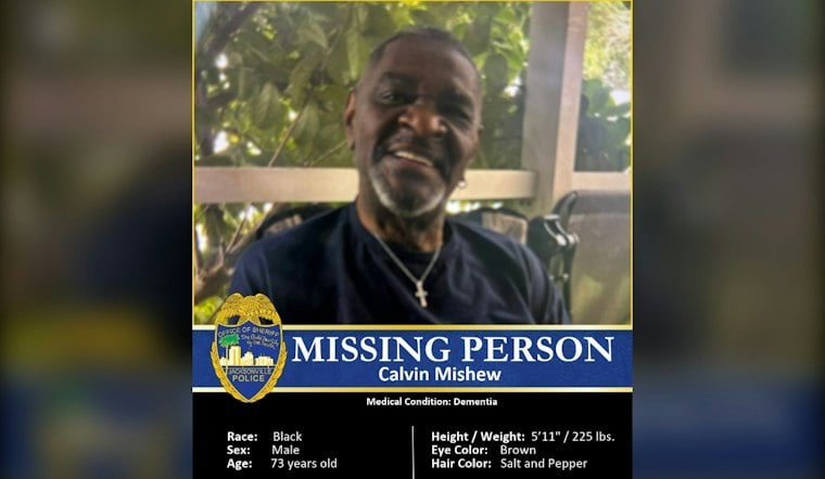 Jacksonville Police Search for Missing 73-Year-Old With Dementia Near University Blvd